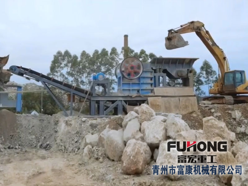 大型建筑垃圾破碎制沙生產(chǎn)線(xiàn)山東現(xiàn)場(chǎng)